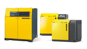 Kaeser Kompressorenのローブ式ロータリーブロワーグループ。（ルーツブロワー）