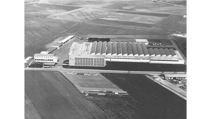 1961年当時-ケーザー・コンプレッサー社工場