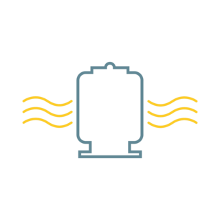 周囲空気による冷却