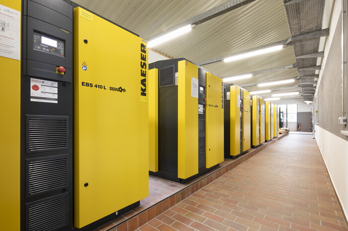 KAESER EBSロータリスクリューブロワーを用いたエネルギー効率の優れた運転。