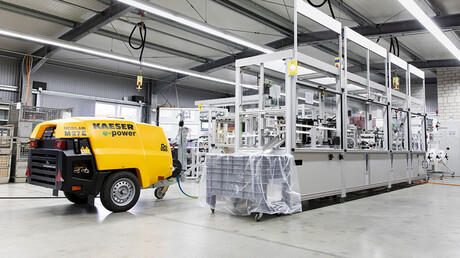 Unimaticで作動中のMOBILAIR M27E。