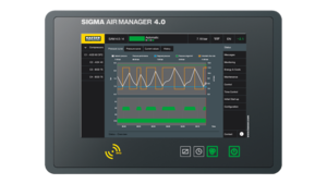 KAESER KOMPRESSORENのSIGMA AIR MANAGER 4.0マスターマシン・コントローラー。